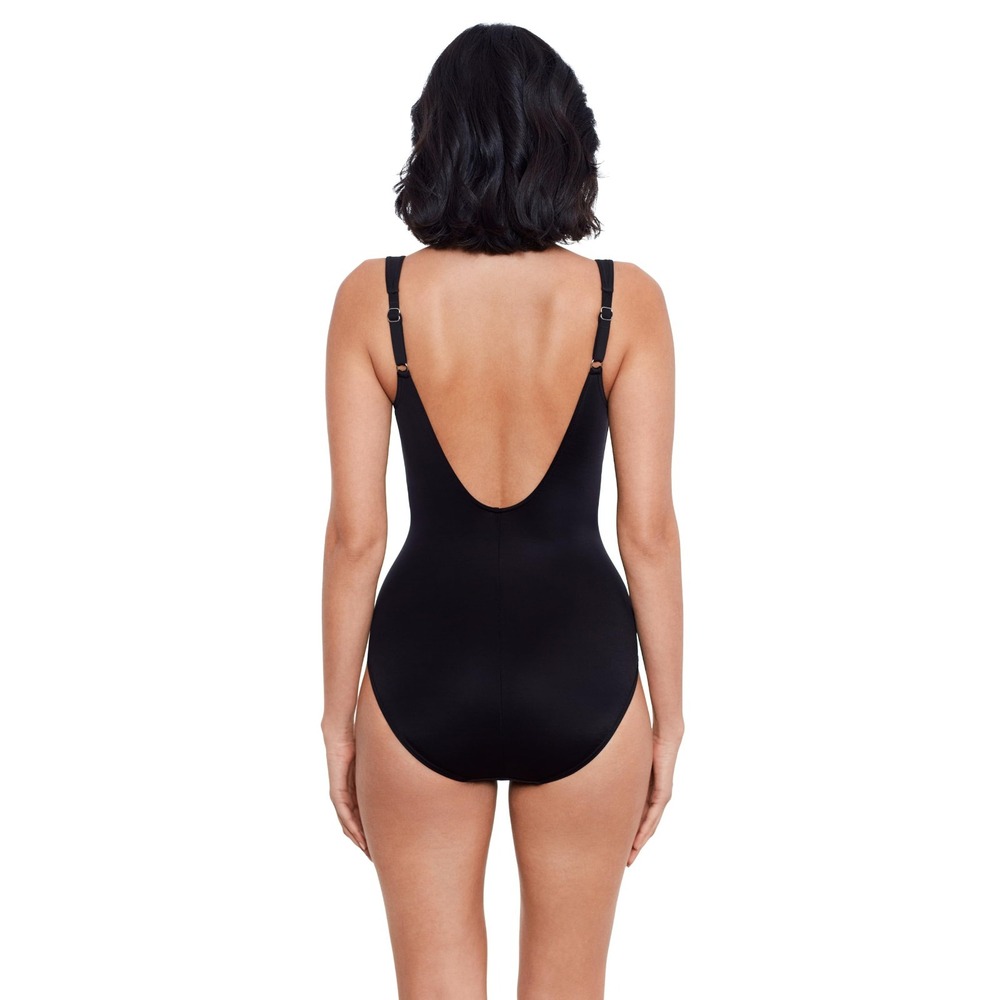 Miraclesuit  Sanibel 6518763DD One-Piece Black Women's Size 18 - New - Picture 3 of 6